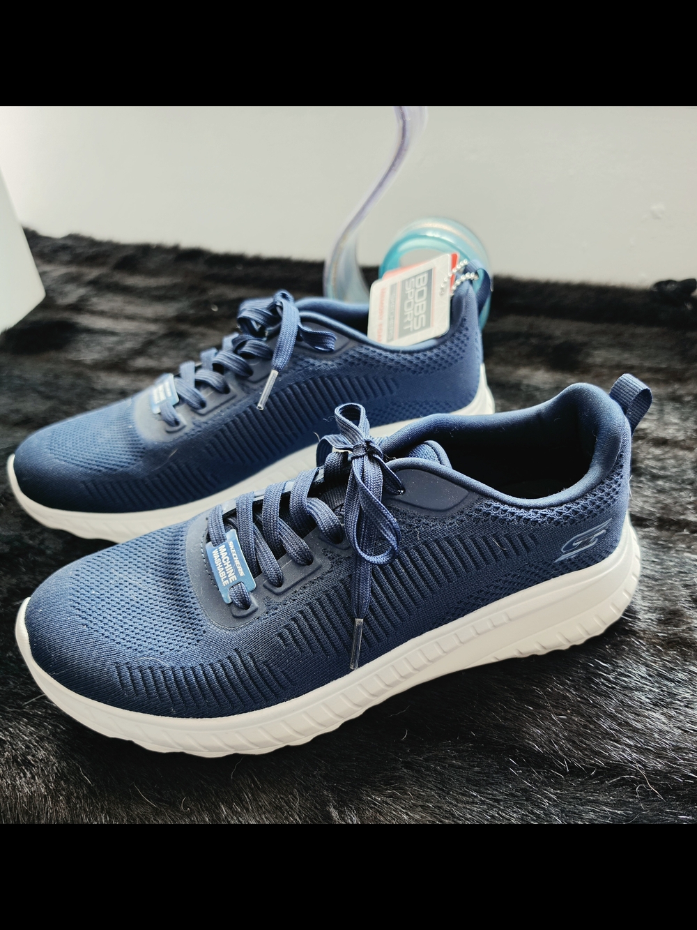 Skechers "Bob's Sport" Navy Blue Athletic Sneakers